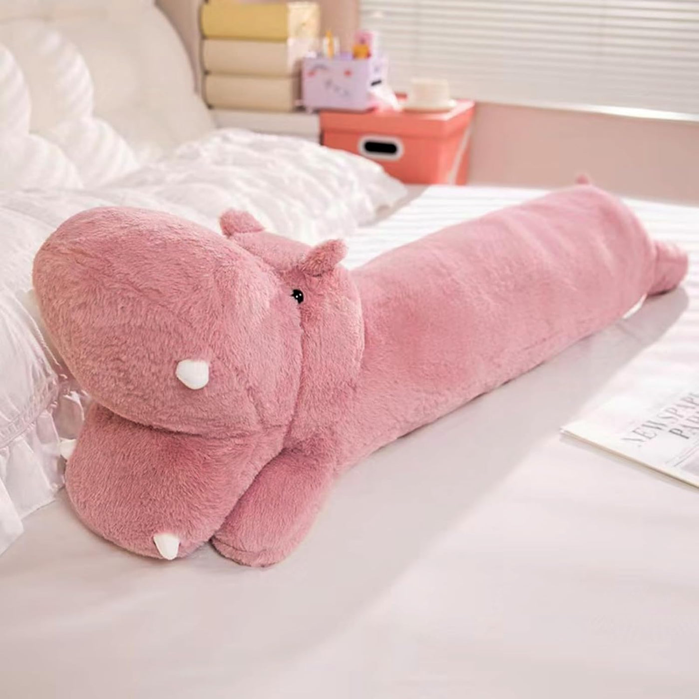 Ryttir Hipopótamo de peluche grande de 40 pulgadas con un 15% más r...