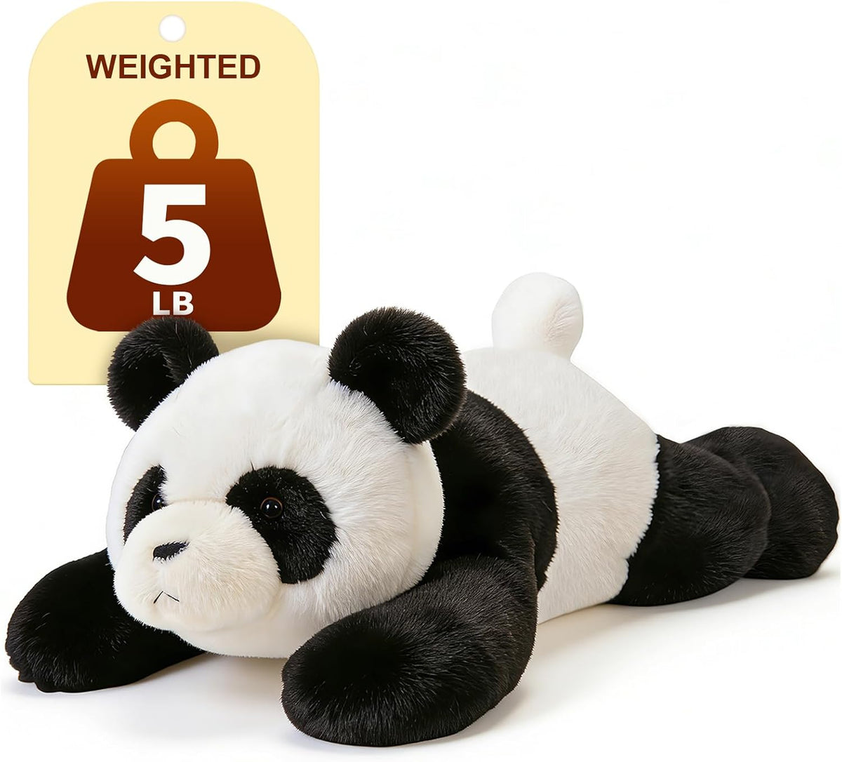 HAIJUNYA Animales con peso de panda de 32 pulgadas, 5 libras, jugue...