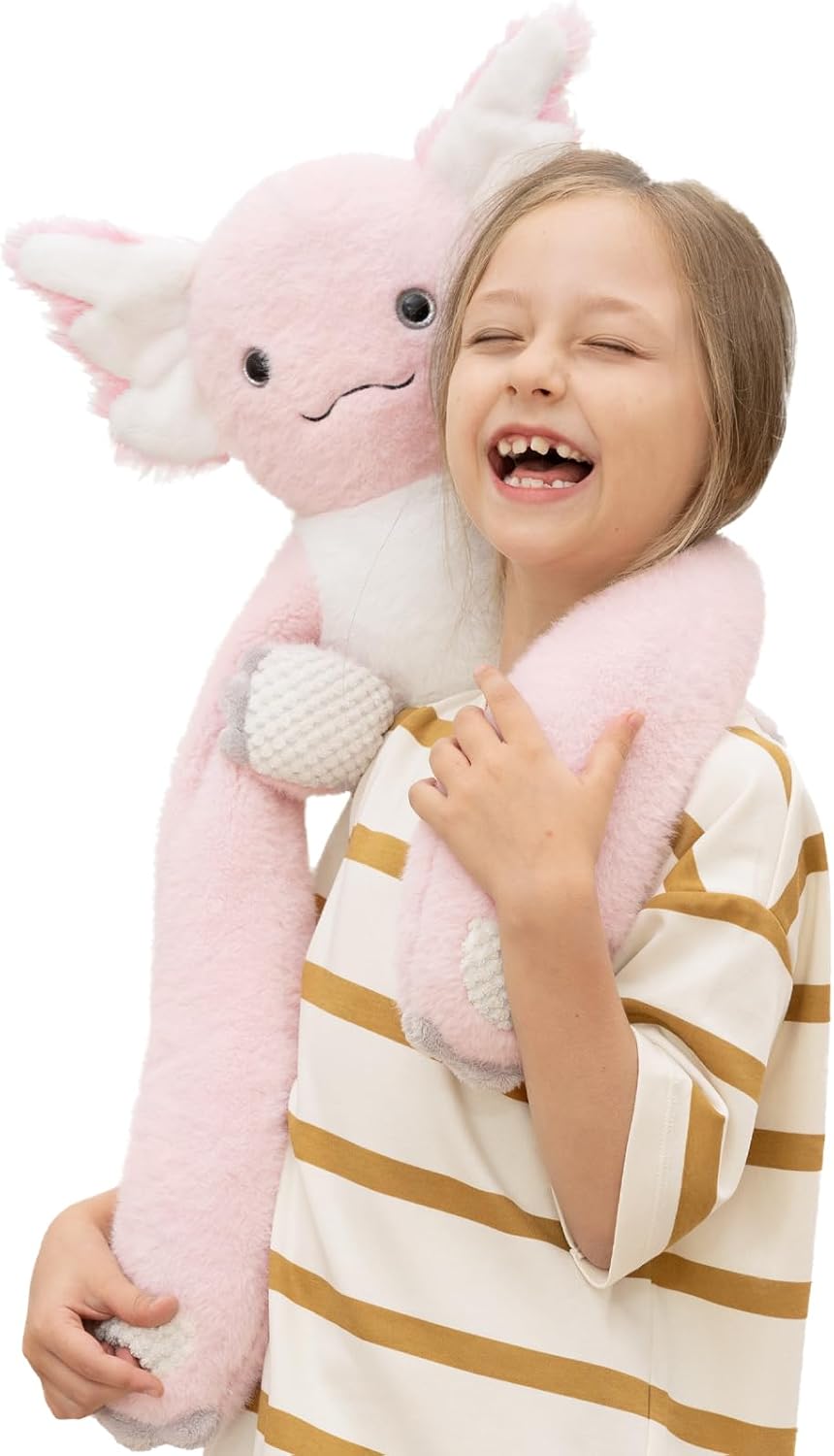 MaoGoLan Animal de Peluche Axolotl Calentable en Microondas y con P...