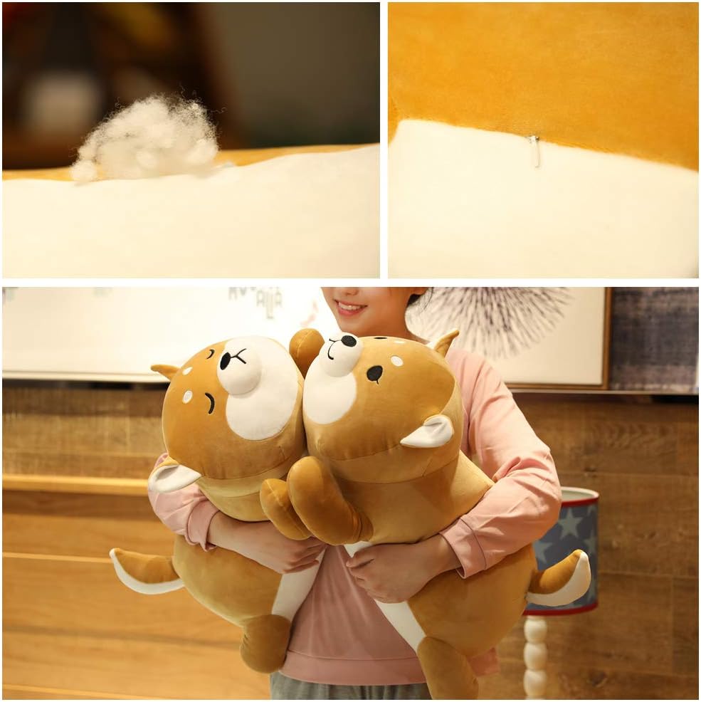 ERDAO Shiba Inu - Almohada de peluche, suave juguete de peluche de...