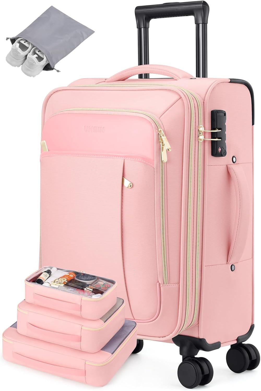 Softside - Maleta de mano expandible con apertura superior de 20 pu...