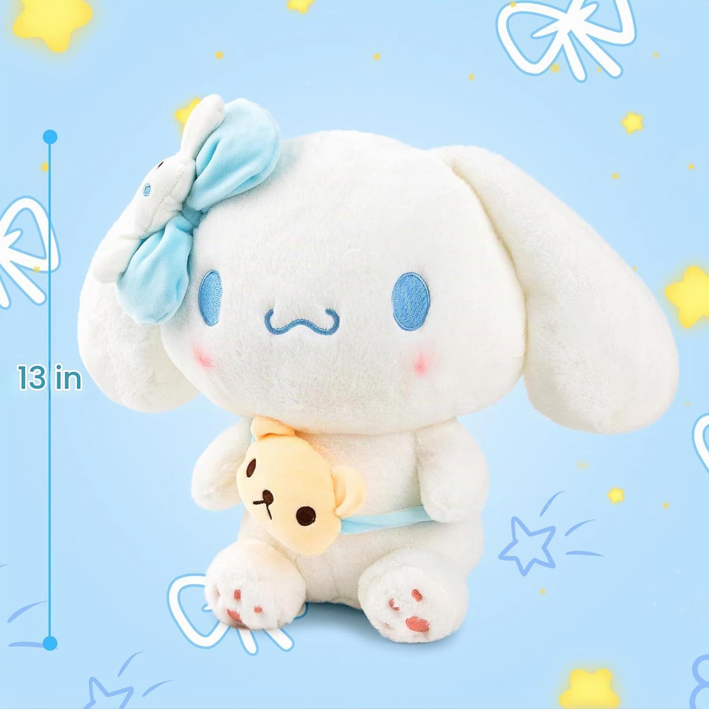 KIEAL 33 cm de juguetes de peluche, muñeca de animales de peluche d...