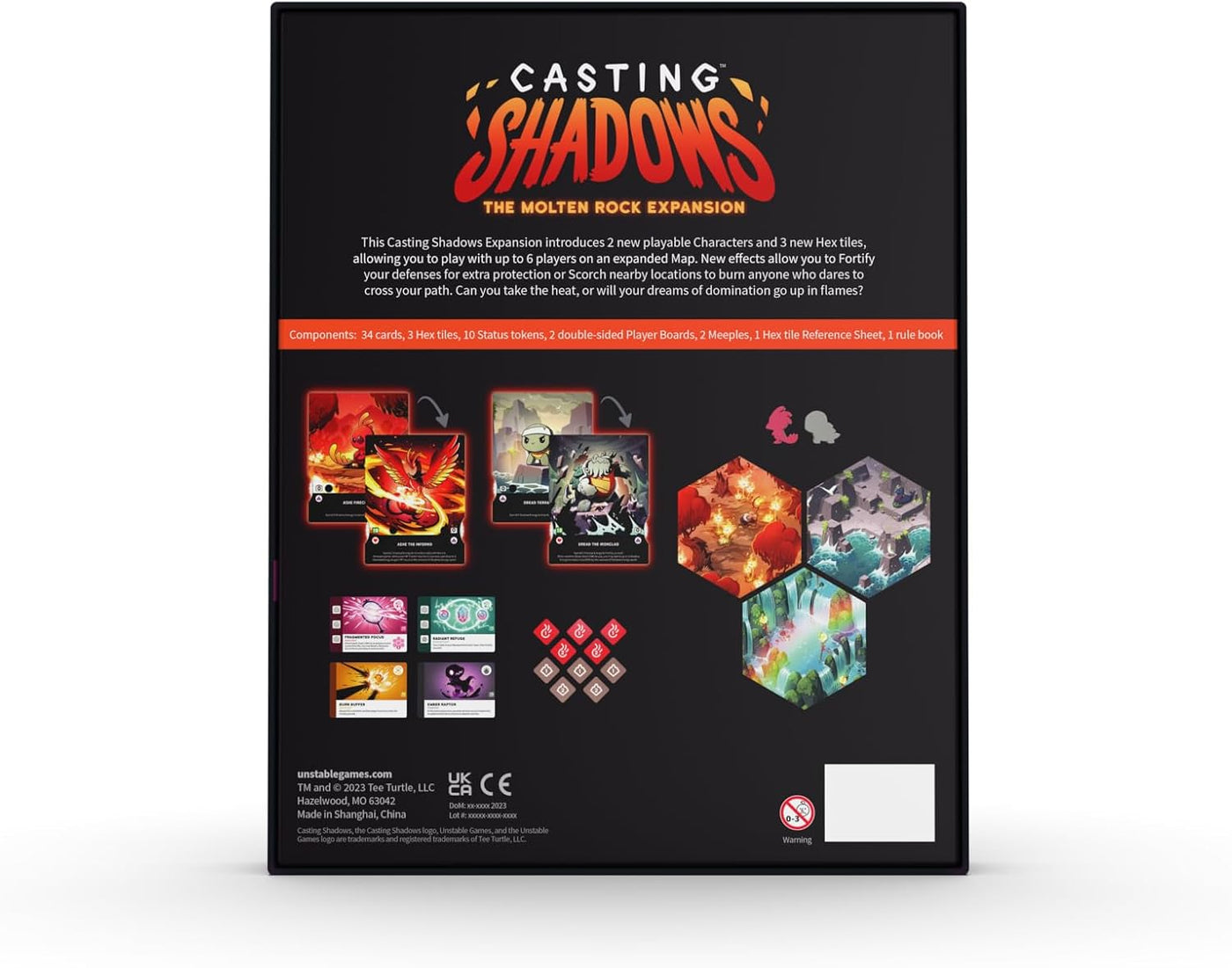 Casting Shadows: Expansión Molten Rock