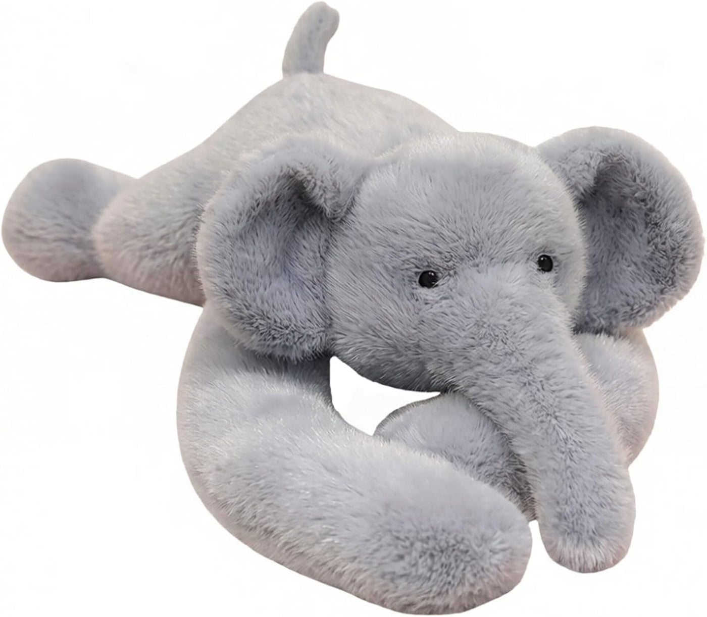 FIAEUGZKM Almohada de Felpa de Elefante con Peso de 23,6", Juguete...