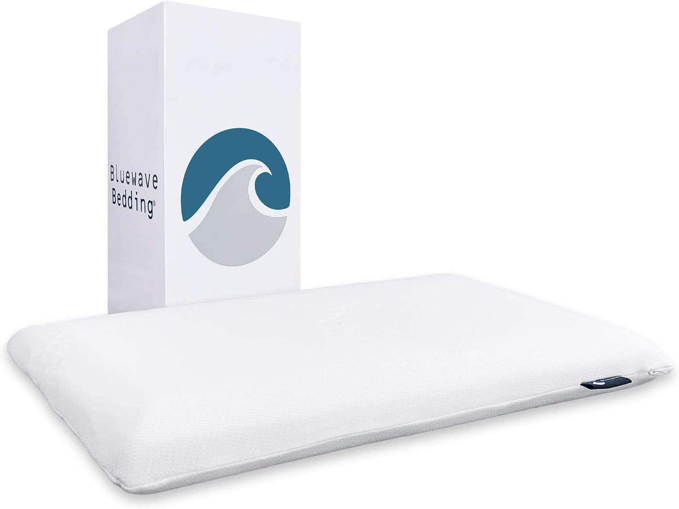 Bluewave Bedding Almohada de espuma viscoelástica de gel ultra delg...