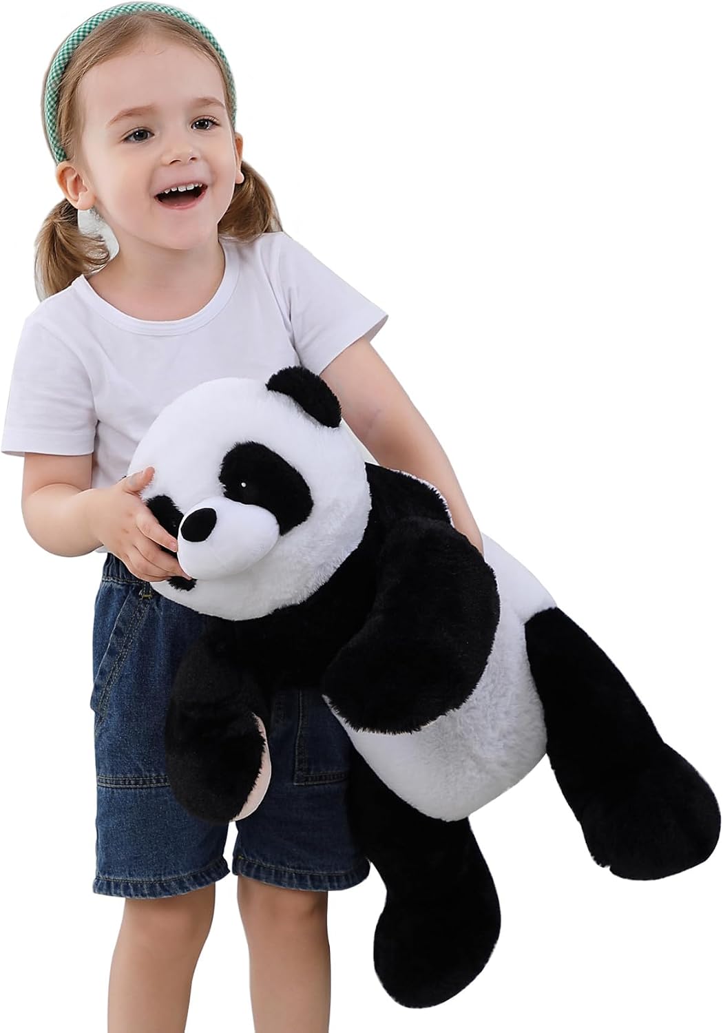 JellyMallow Animales de Peluche Panda con Peso de 5 libras 24",...