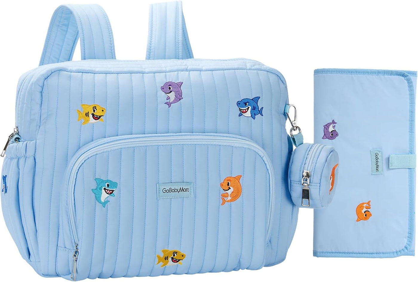 GOBABYMART Mochila para pañales con cambiador \u2013 Bolsa de viaje...
