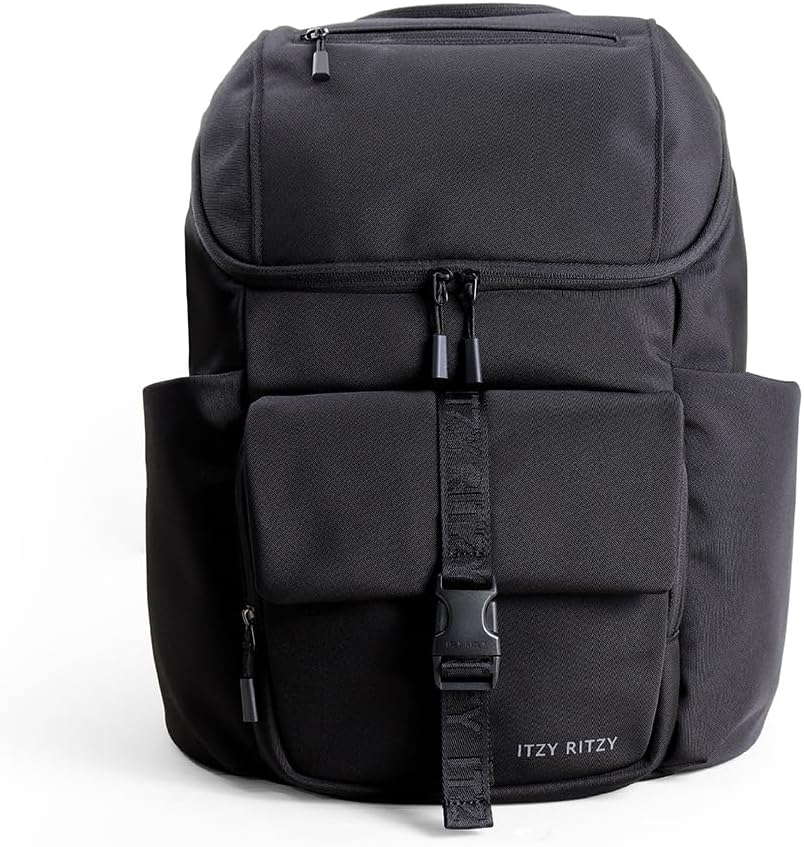 Mochila de cubo Itzy Ritzy Belong (Negro) | Cuenta con bolsillos ai...