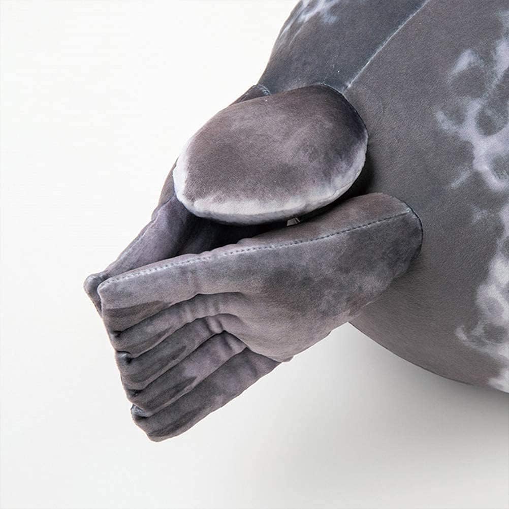MerryXD Chubby Blob Seal Pillow - Almohada de peluche de algodón re...