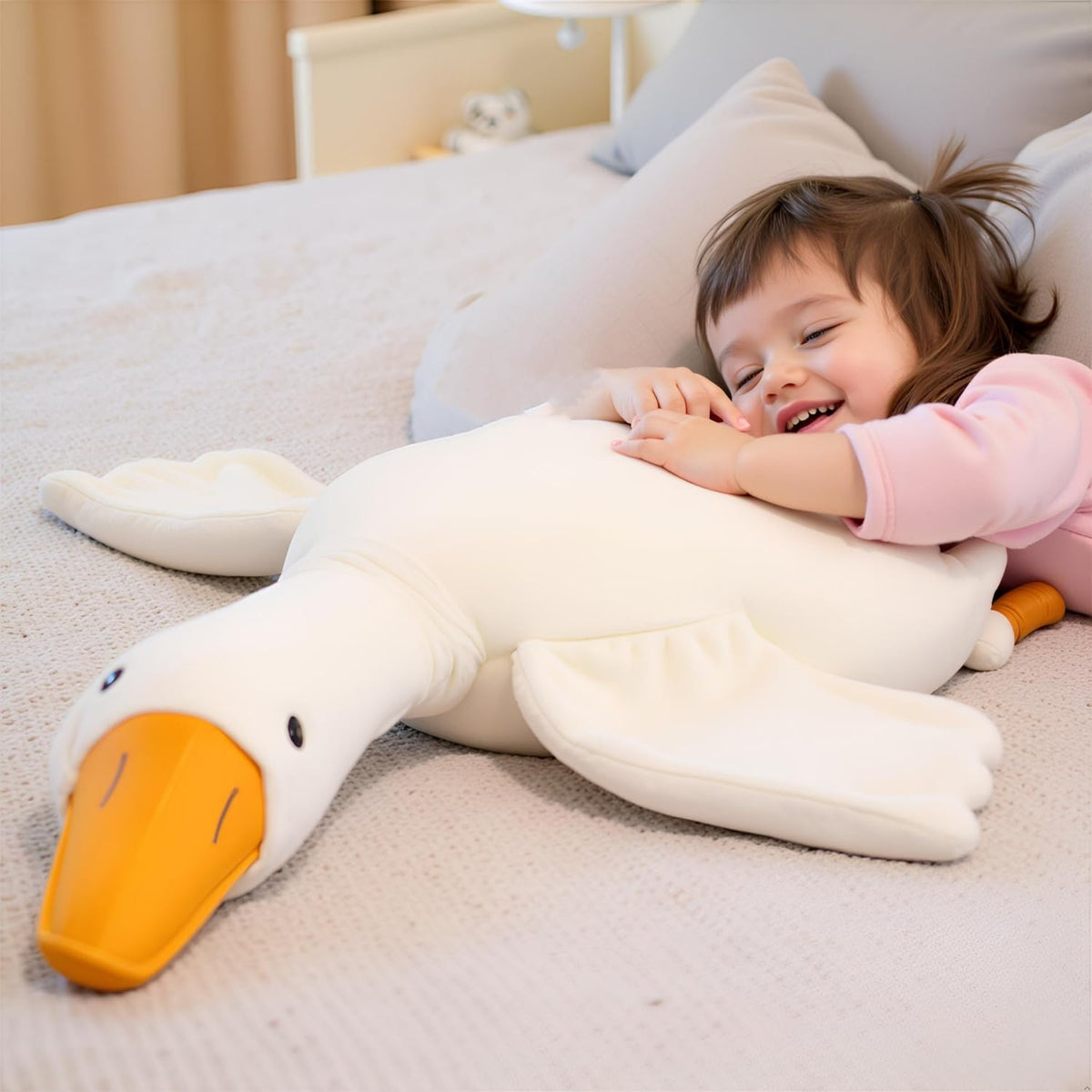 Ryttir Peluche Gigante de Ganso \u2013 Almohada de Peluche de Ganso...