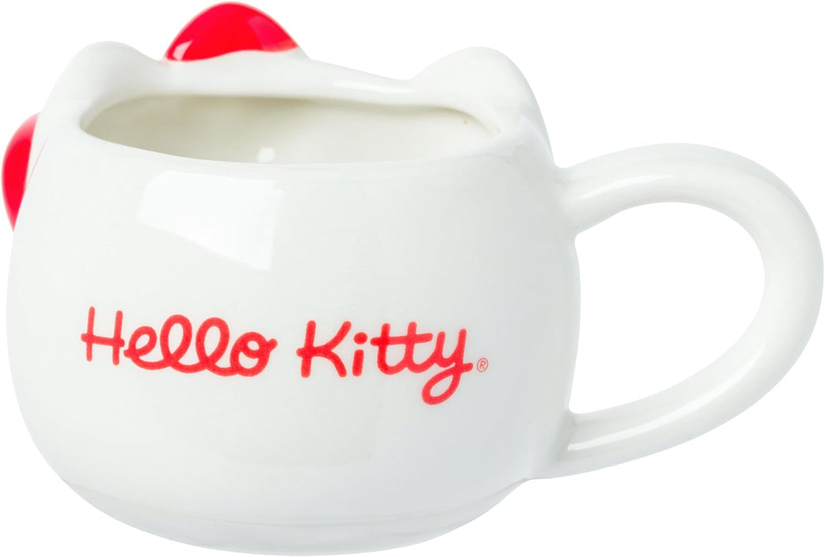Silver Buffalo Sanrio Hello Kitty Juego de 4 tazas mini de cerámica...