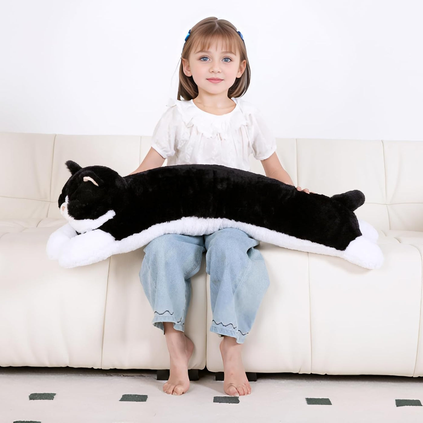 Juguete de peluche grande de 32 pulgadas, almohada grande de peluch...