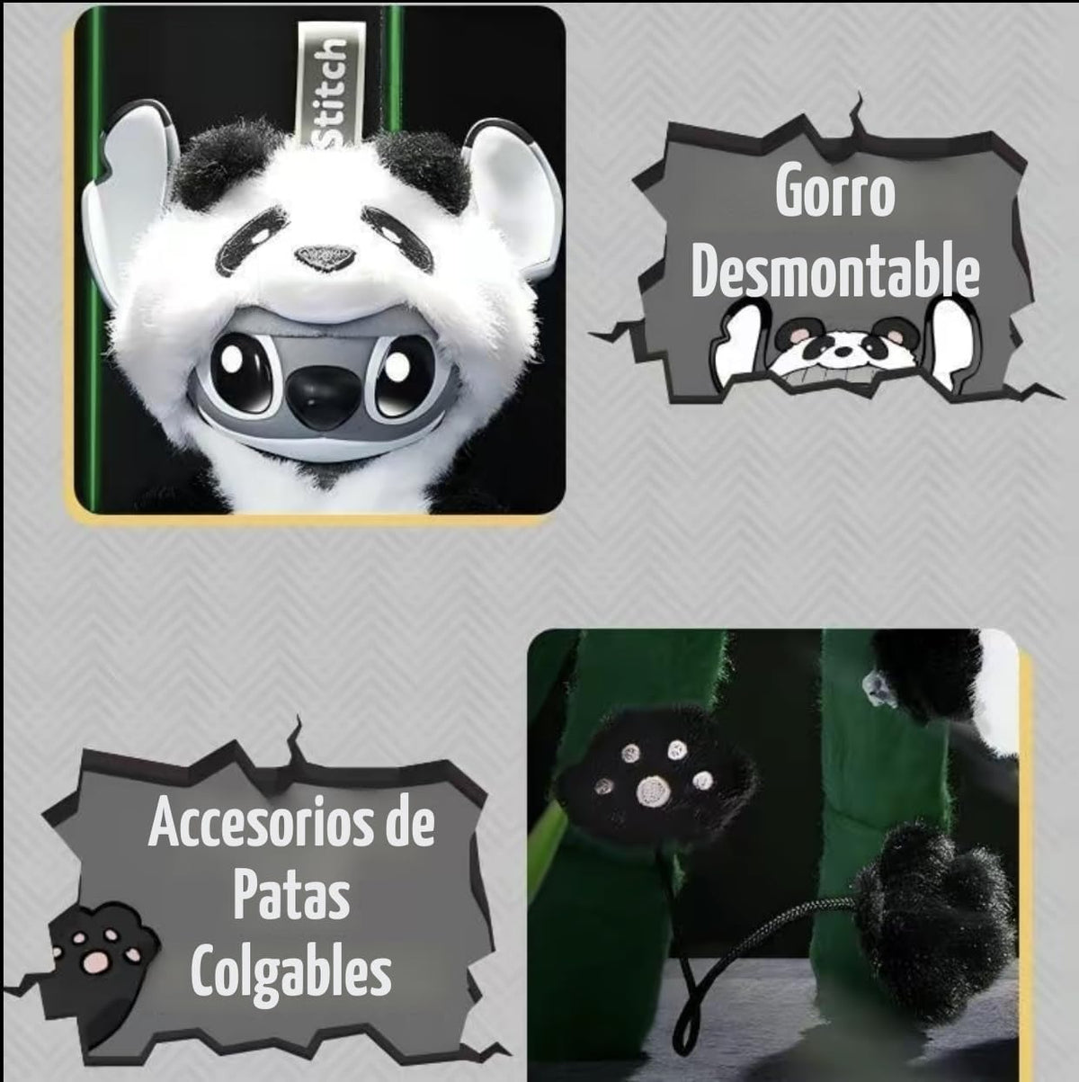 MINISO Disney Stitch Figura Colgante de Peluche de Vinilo GenZ Stre...