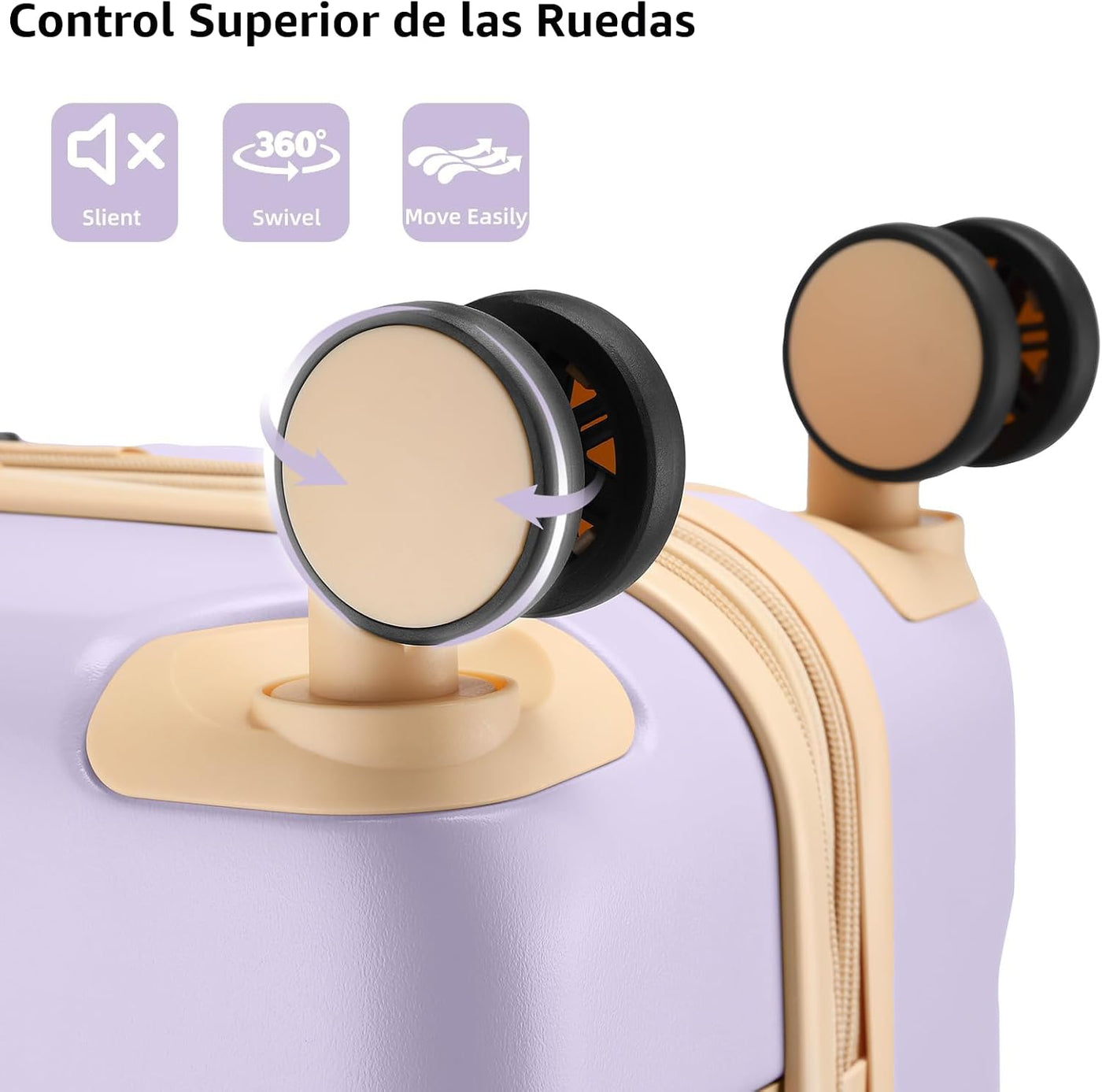 Juegos de equipaje LAVENDER Expandibles Juego de equipaje vintage |...