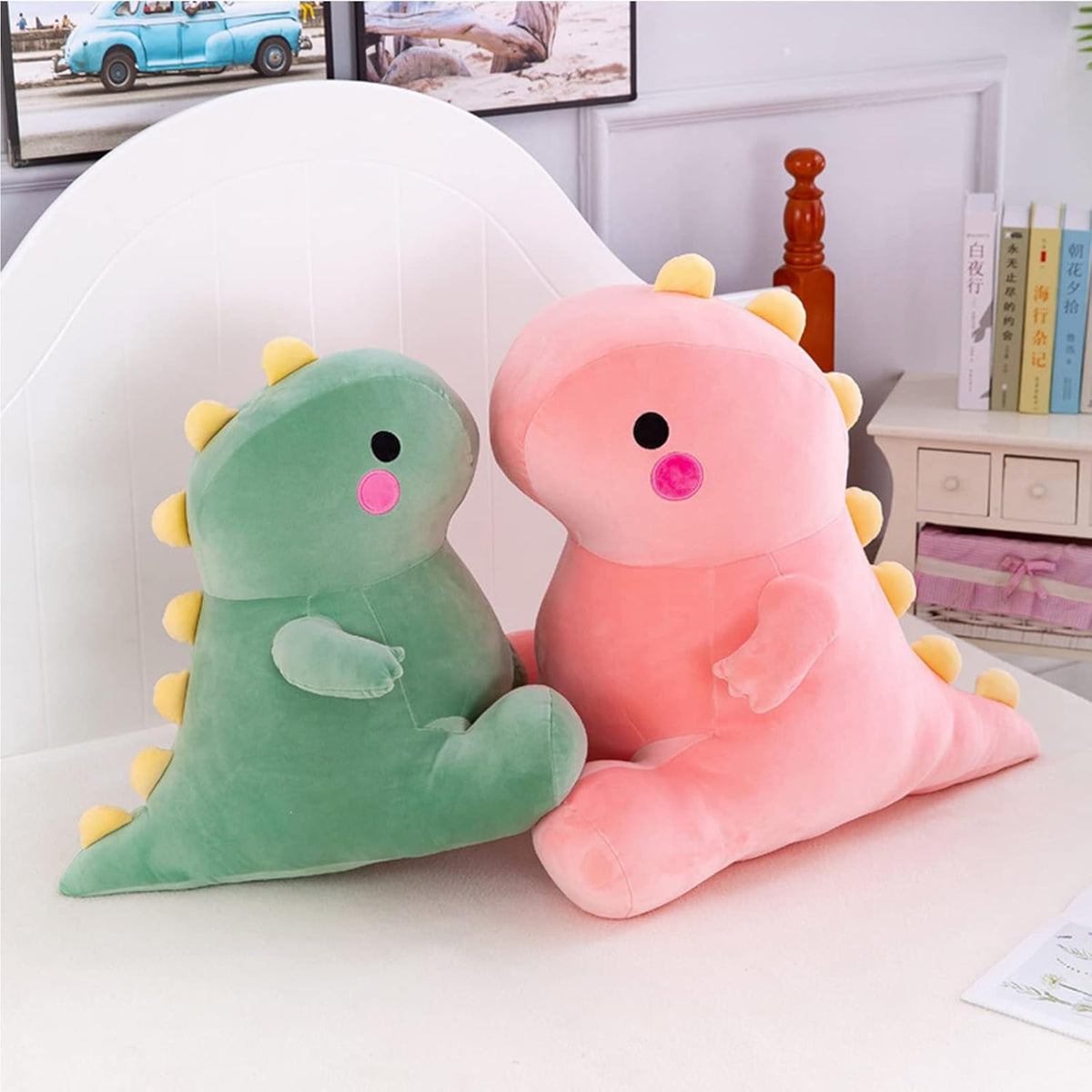 DUANMUL Juguetes de peluche de dinosaurio lindos, juguetes de anima...