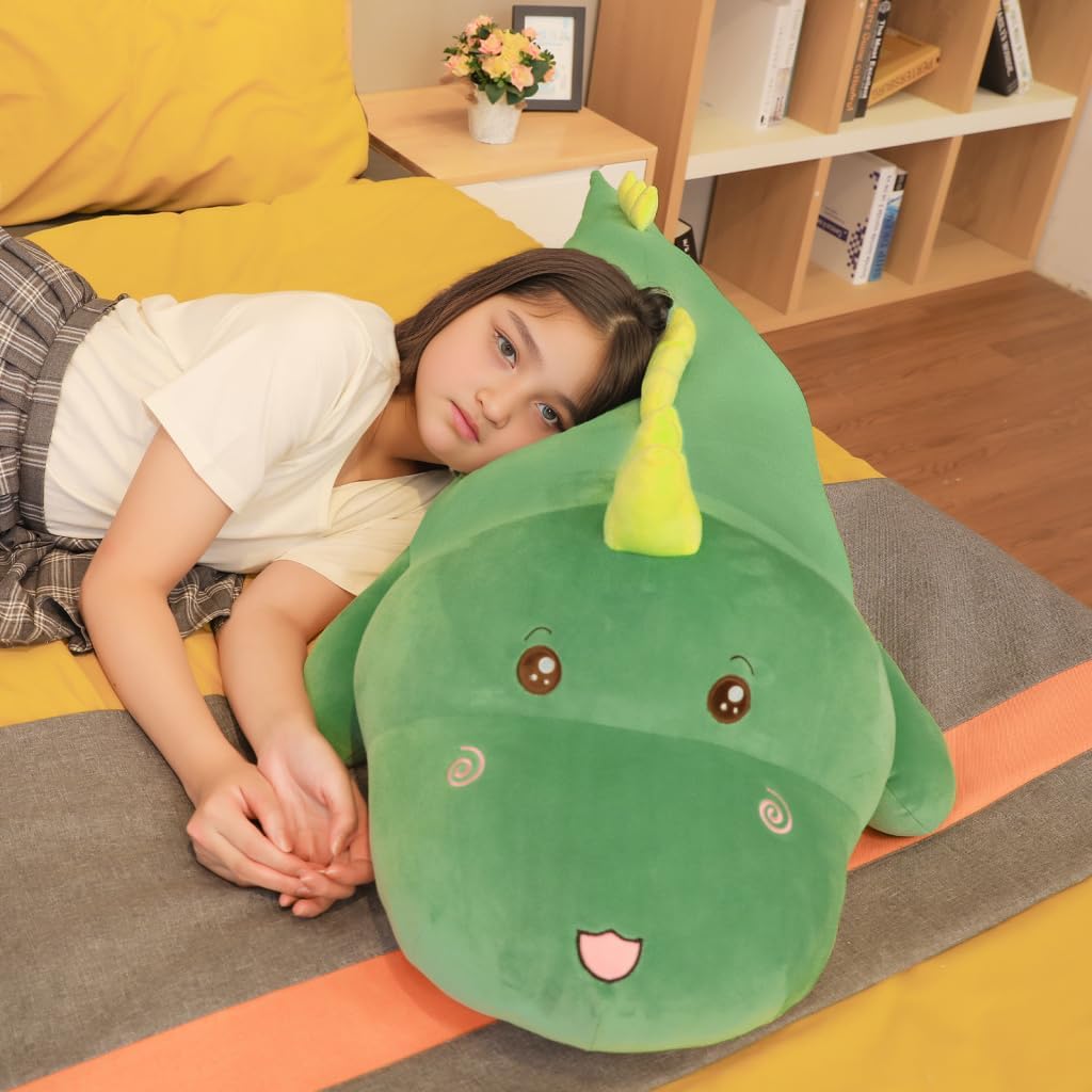 Almohada de Juguete de Peluche de Dinosaurio Jumbo de 68 Pulgadas,...