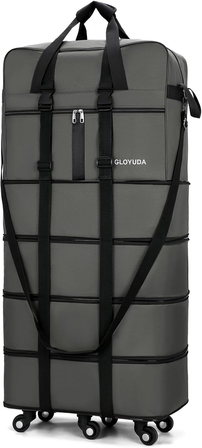 Gloyuda Maletas extra grandes de 43.8 pulgadas con ruedas, bolsa de...