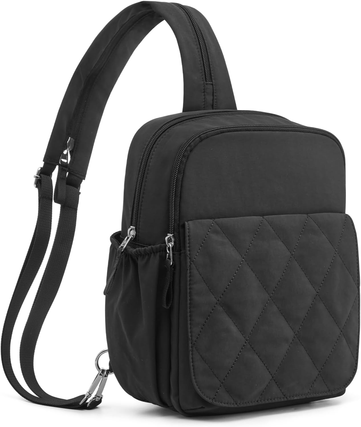 G4Free Mochila pequeña para pañales, compacta, convertible, para mu...