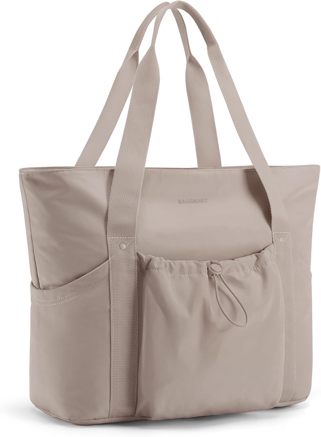 BAGSMART Bolsa Tote Plegable con Bolsa con Cordón, Bolsa Tote Grand...