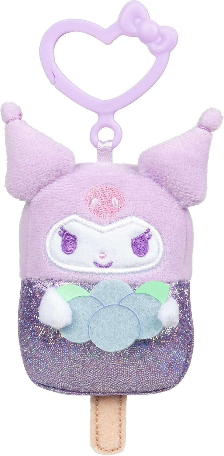 Hello Kitty y amigos, paquete de 4 peluches con pinza para helados...