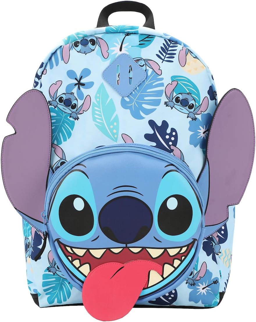 Mochila Disney Stitch Personaje 3D 17"