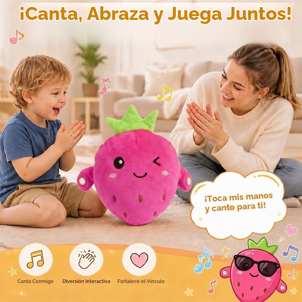 Juguete sensorial musical para bebé, juguete interactivo de peluche...