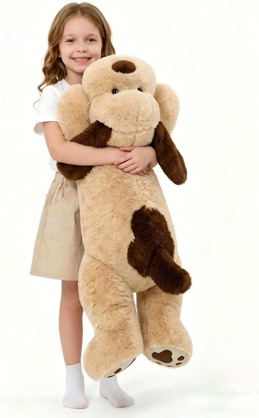 MaoGoLan Peluche de perro gigante, perro de peluche grande de 31 pu...