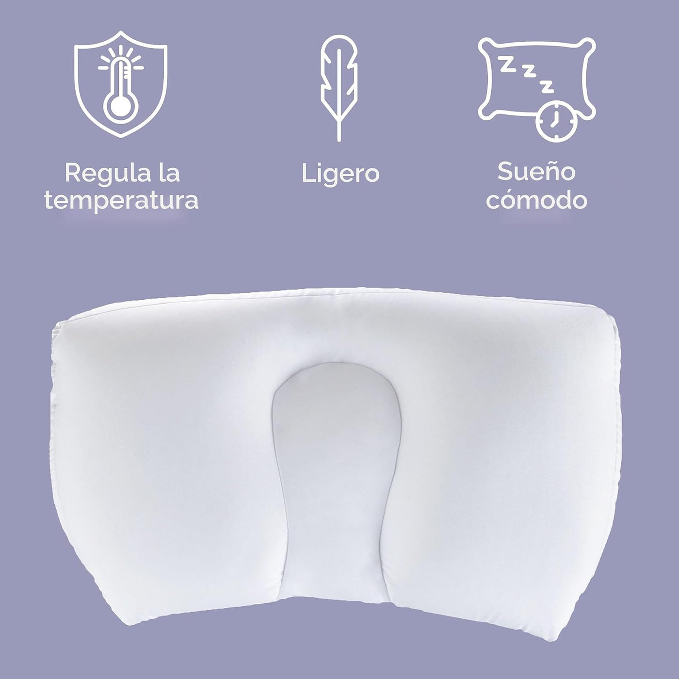 Remedy, almohada con relleno microgranulado | Cojín ergonómico mold...