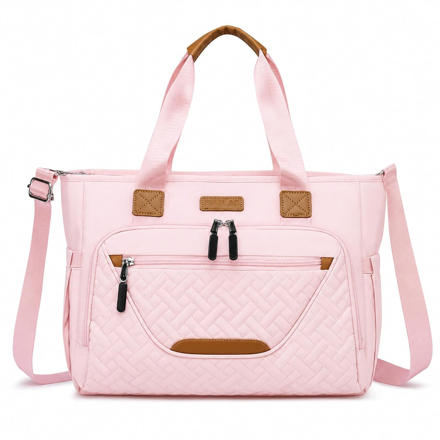 FHELAD Bolsa de pañales para mujer, bolsas de bebé con compartiment...