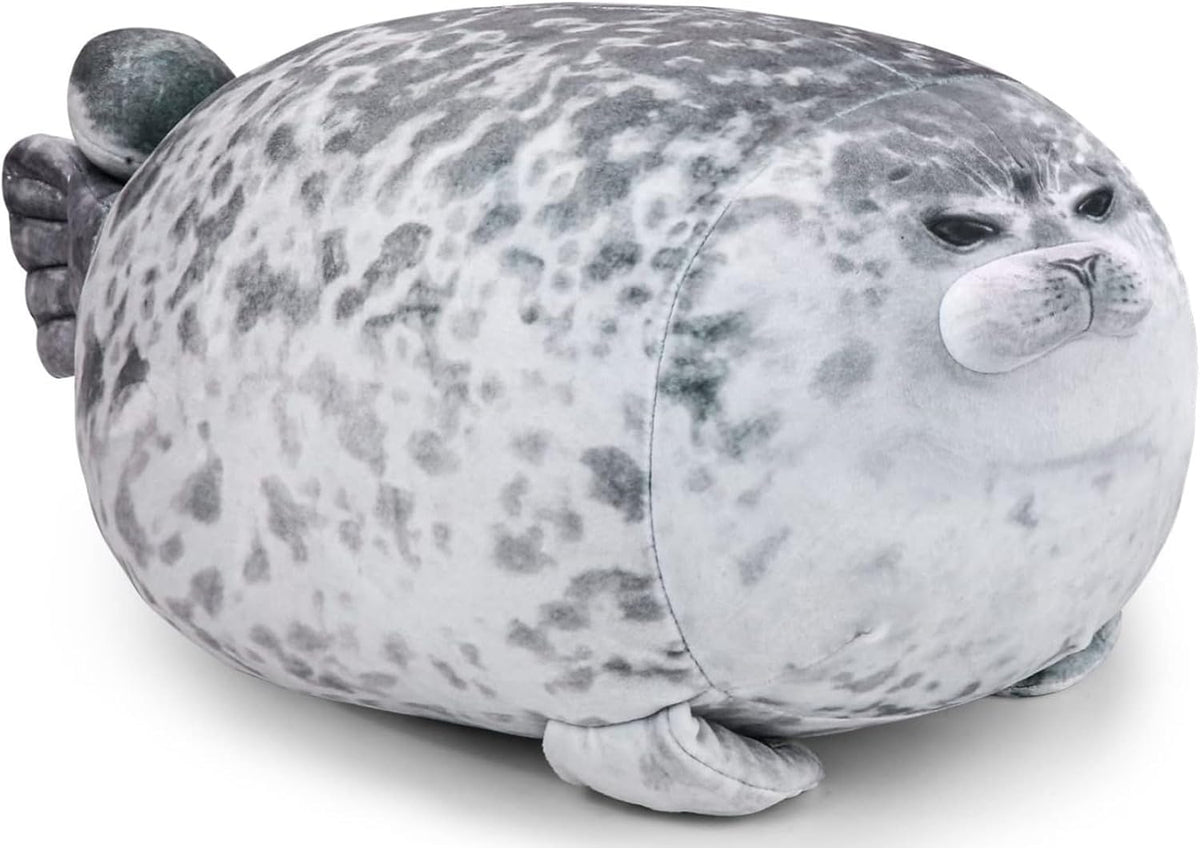 LUXSIT - Almohada de foca gordita de 23.8 pulgadas, almohada grande...