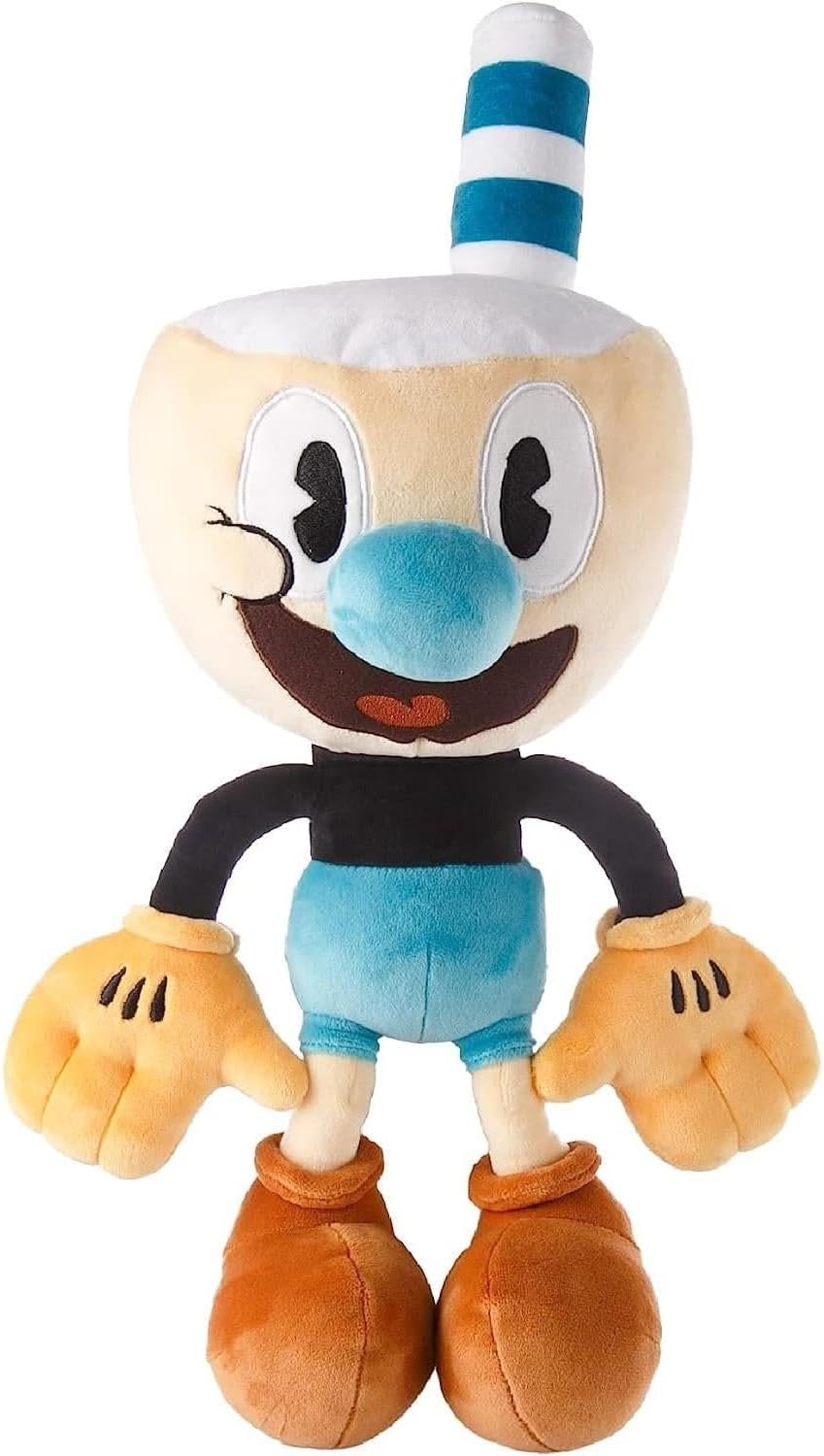 Paquete Cuphead & Mugman de 15 pulgadas, juguete de peluche, mu...