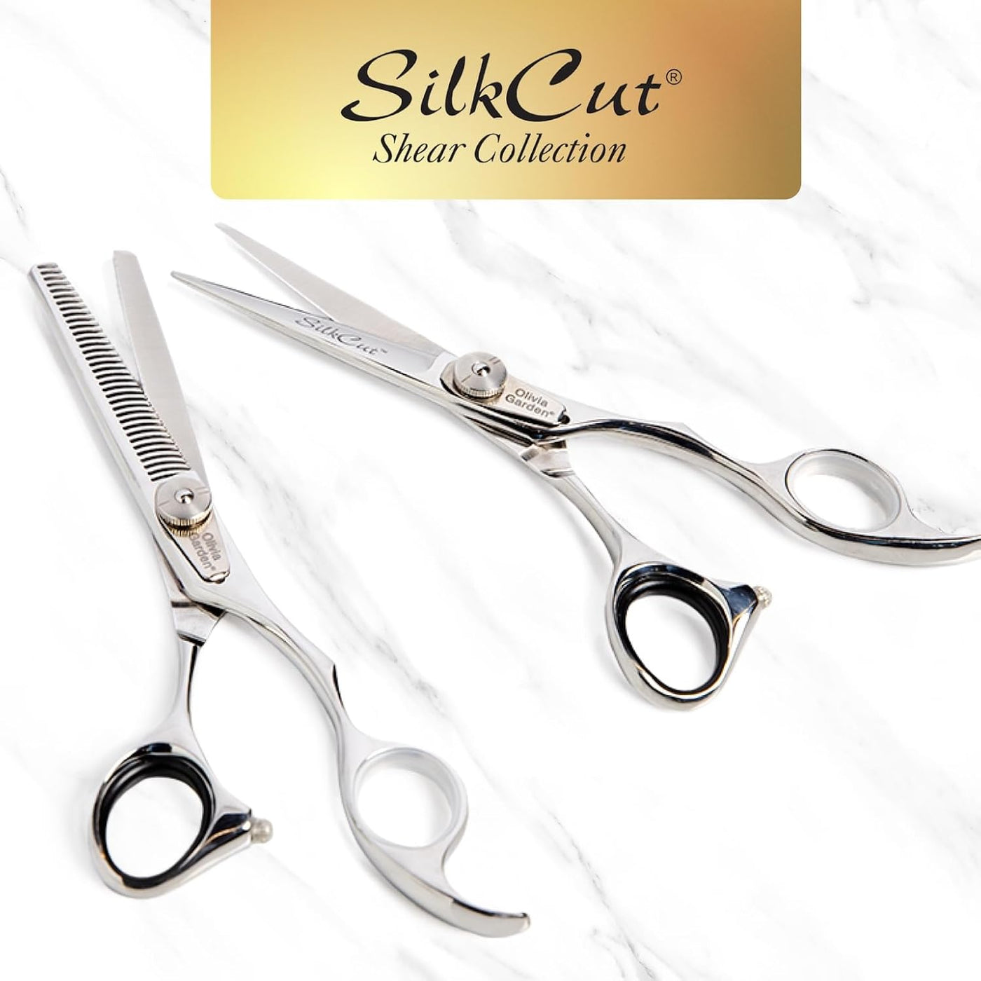 Olivia Garden SilkCut - Cizalla profesional para peluquería y estuc...