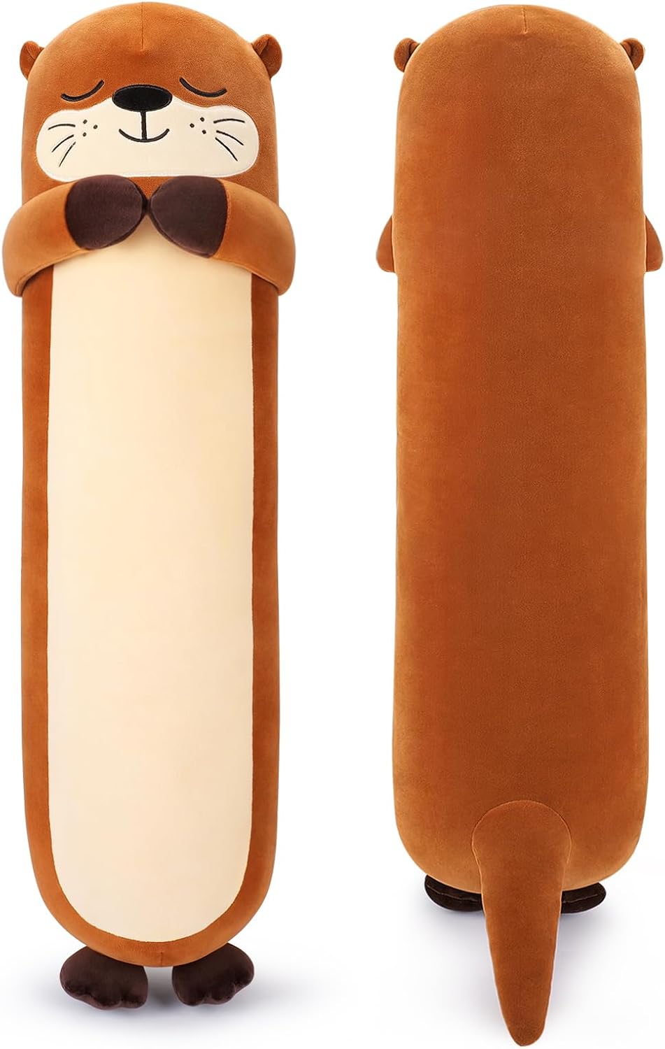 Sprinqdawin Animales de peluche de nutria grande, 33.5 pulgadas de...
