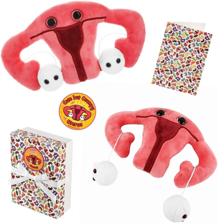 GIANT MICROBES Uterus Plush Get Well Set de regalo \u2013 Incluye j...