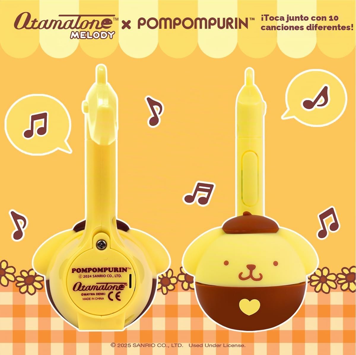 Otamatone Melody Sanrio Llavero de juguete para instrumentos electr...