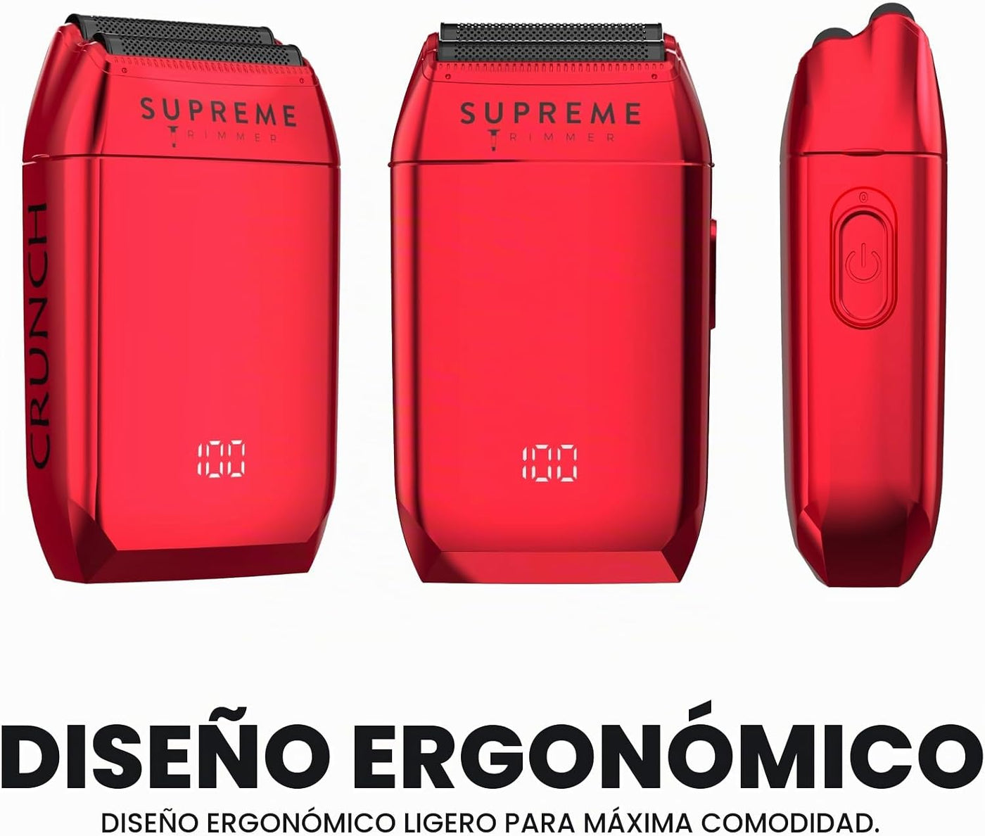 Supreme Trimmer Crunch STF602 - Afeitadora impermeable de doble lám...