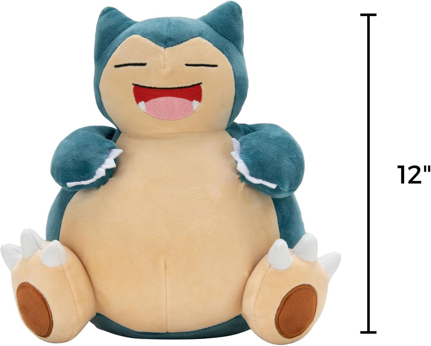 Pokemon - Peluche grande de Snorlax de 12 pulgadas, con licencia of...