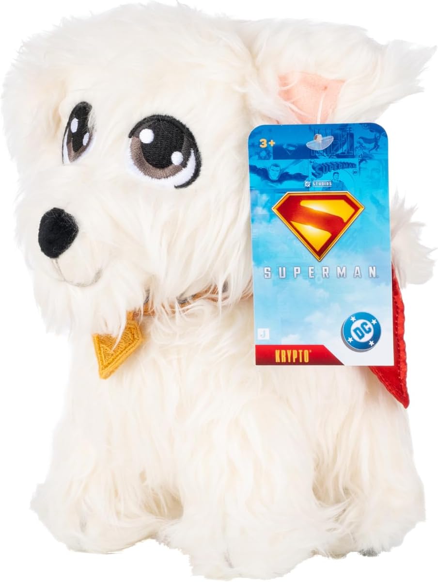 Jazwares DC Peluche de colección de Superman Legacy, Krypto de 8 pu...
