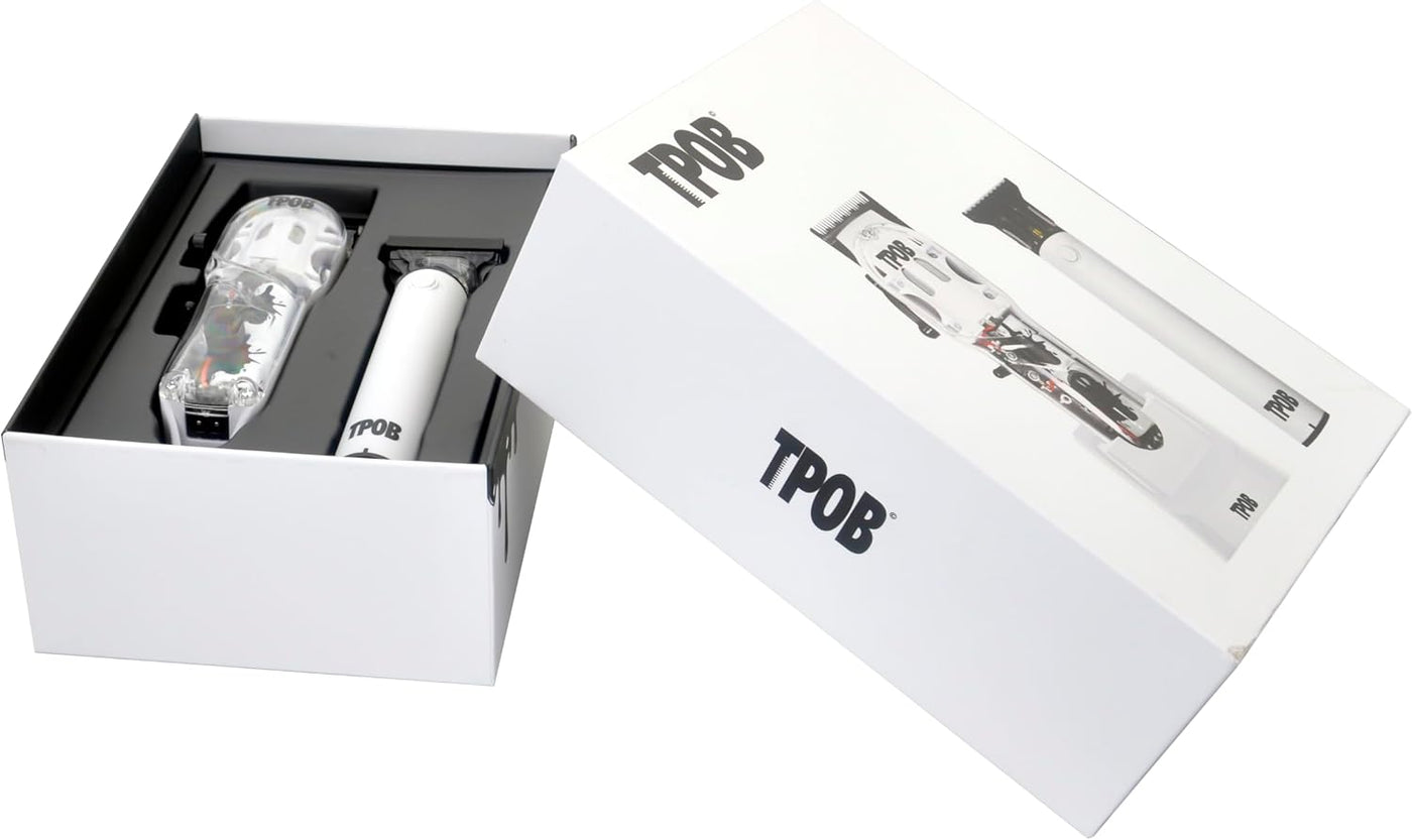 TPOB Set de Cortadora de Cabello y Recortador de Slime Blanco 2 Spl...