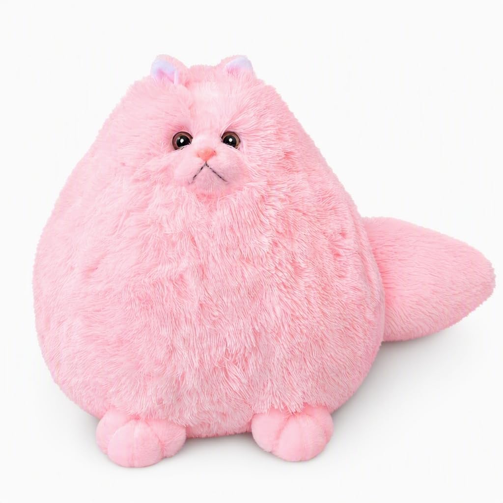 Winsterch - Gato de peluche gigante rosa, peluche grande de 20 pulg...