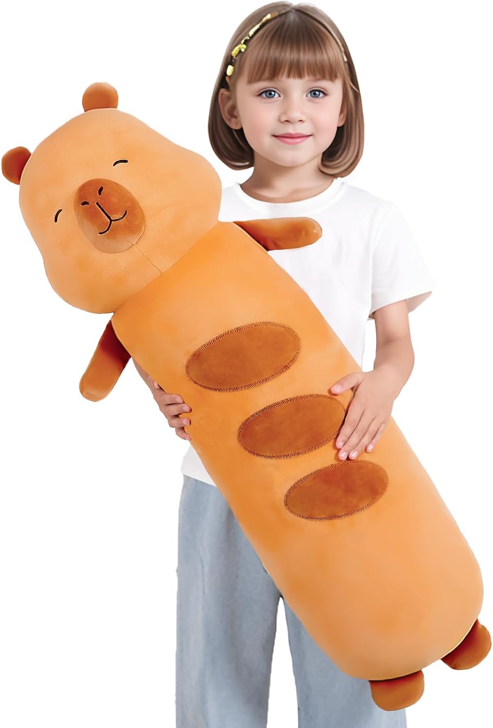 Kashabawangzi - Almohada de cuerpo de capibara gigante de 36 pulgad...