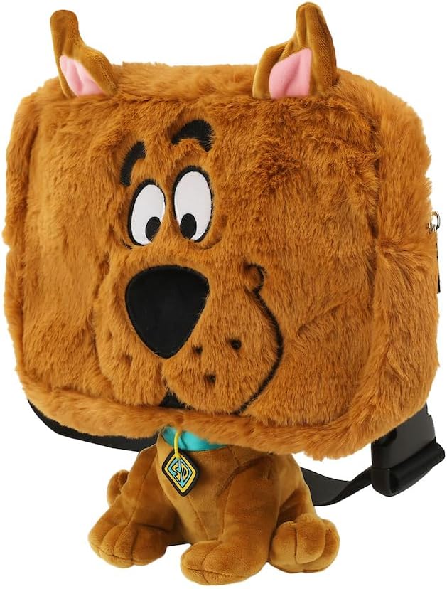 Scooby Doo - Bolso cruzado de felpa de 9.5 pulgadas Festie Bestie