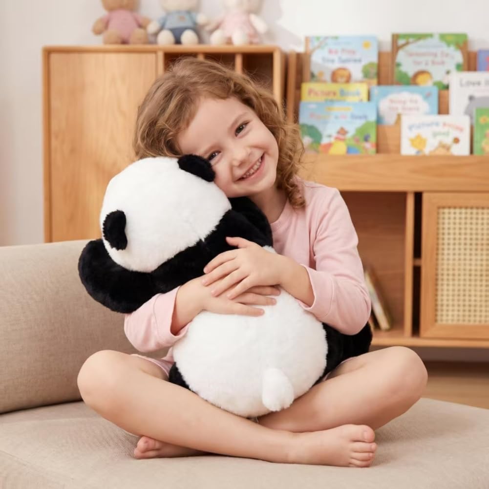 Almohada de peluche de panda grande para abrazar para niños, regalo...