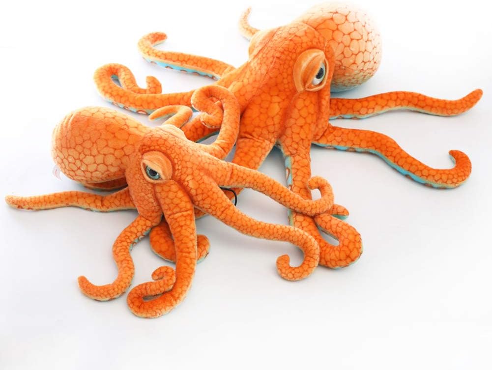ERDAO Peluche realista de pulpo, juguete gigante de animales marino...