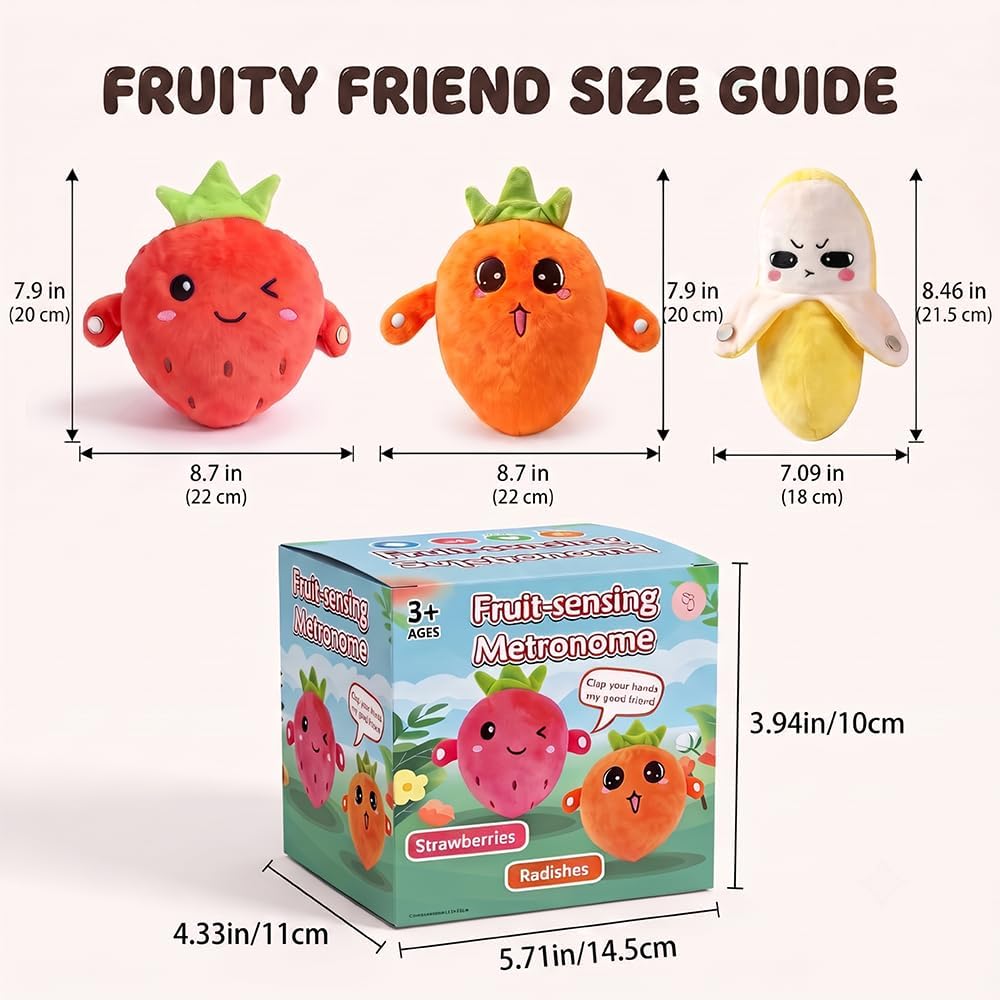 EASYFORALL Juguetes sensoriales musicales Juguete de peluche musica...