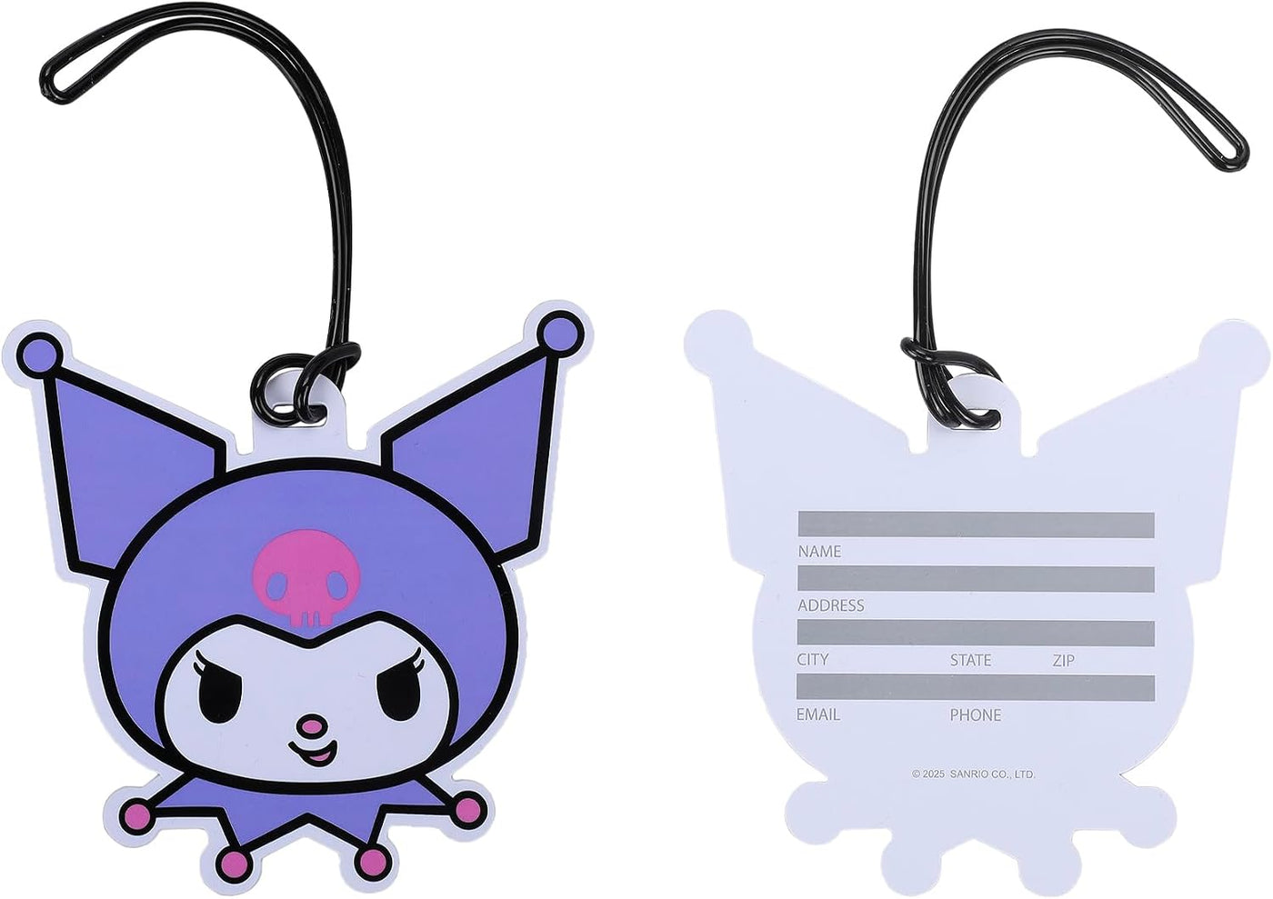 Kuromi - Juego de viaje de 3 piezas con almohada para el cuello, má...