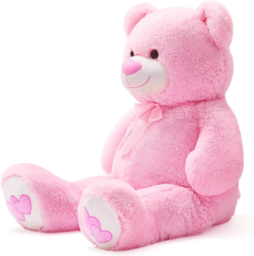 Oso de peluche grande de 43.3 pulgadas, animal de peluche gigante c...
