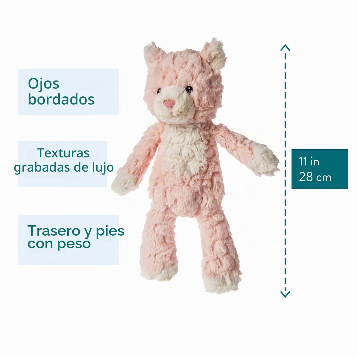 Mary Meyer Putty Nursery Animal de Peluche Juguete Suave, 11 Pulgad...
