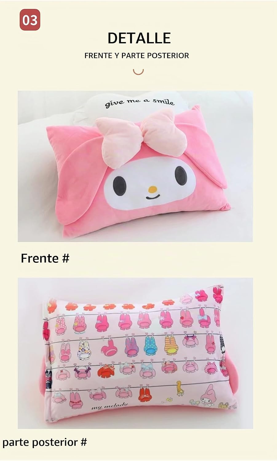 Shuyun Funda de Almohada de Dibujos Animados Bonita de Anime de Dob...