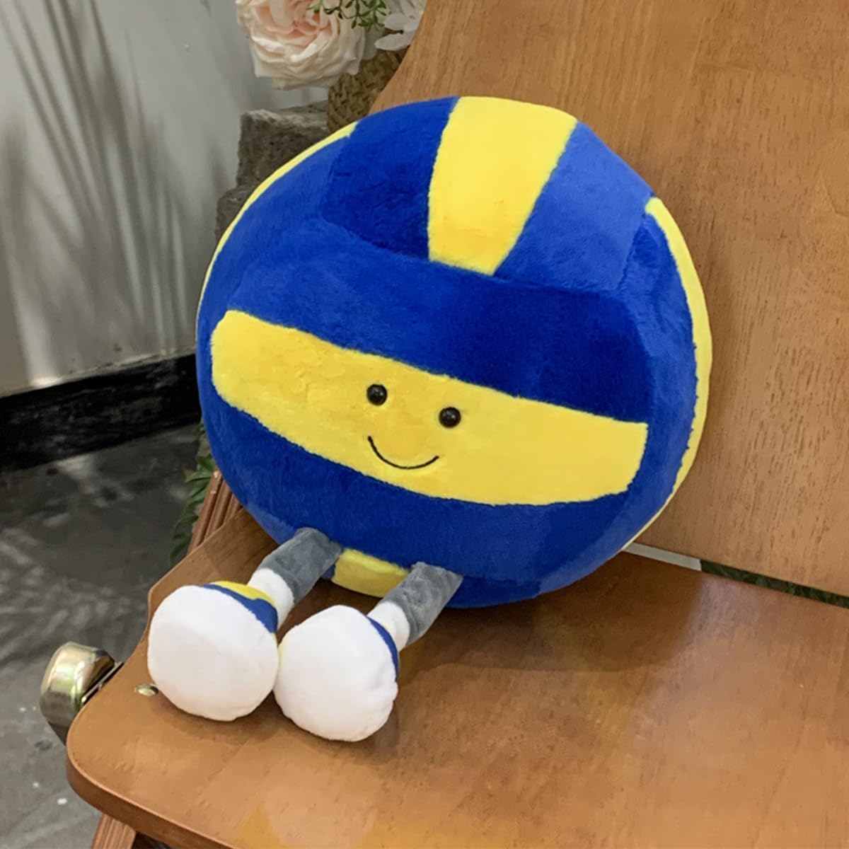 MUALML Cosas Lindas de Voleibol Cojín Deportivo Suave, Divertidos R...